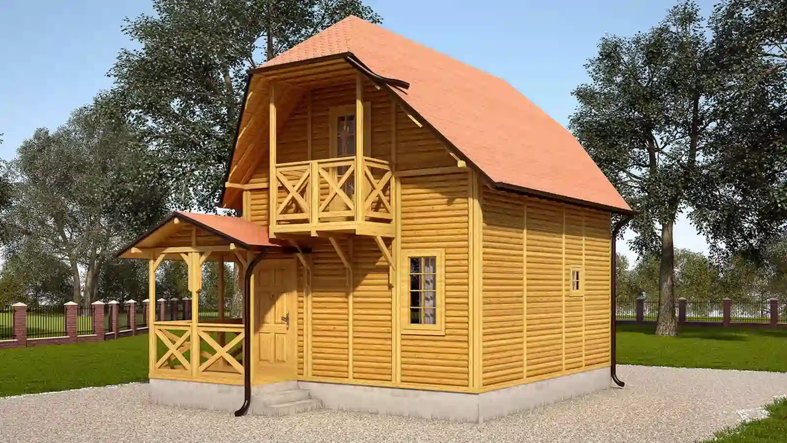 Bungalow de madera prefabricado RUŽA