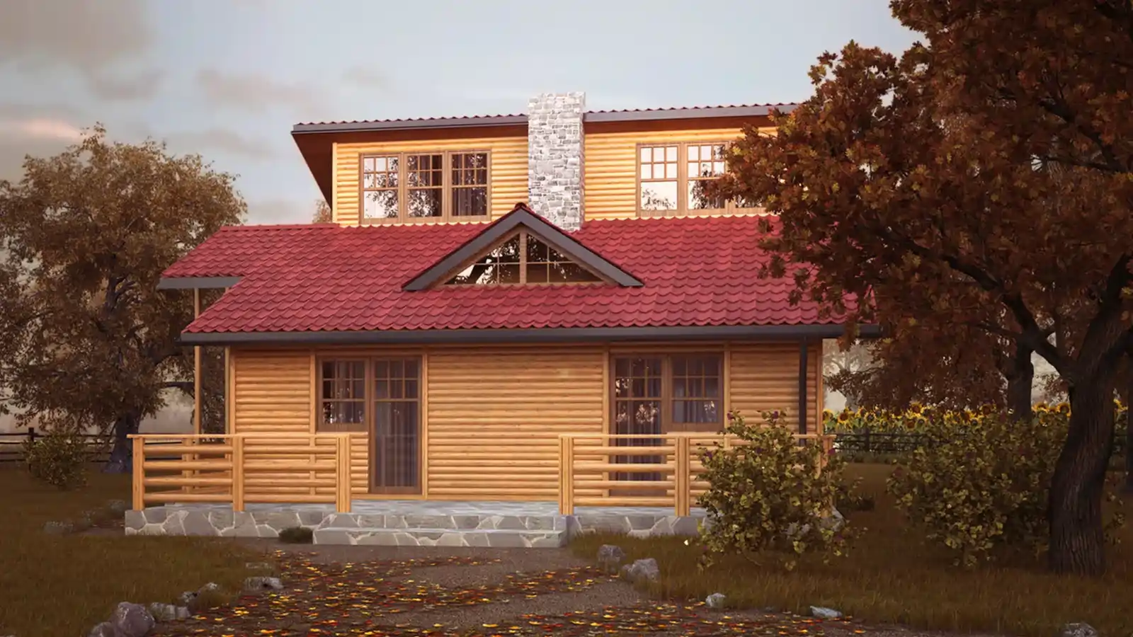 Bungalow de madera prefabricado TARA