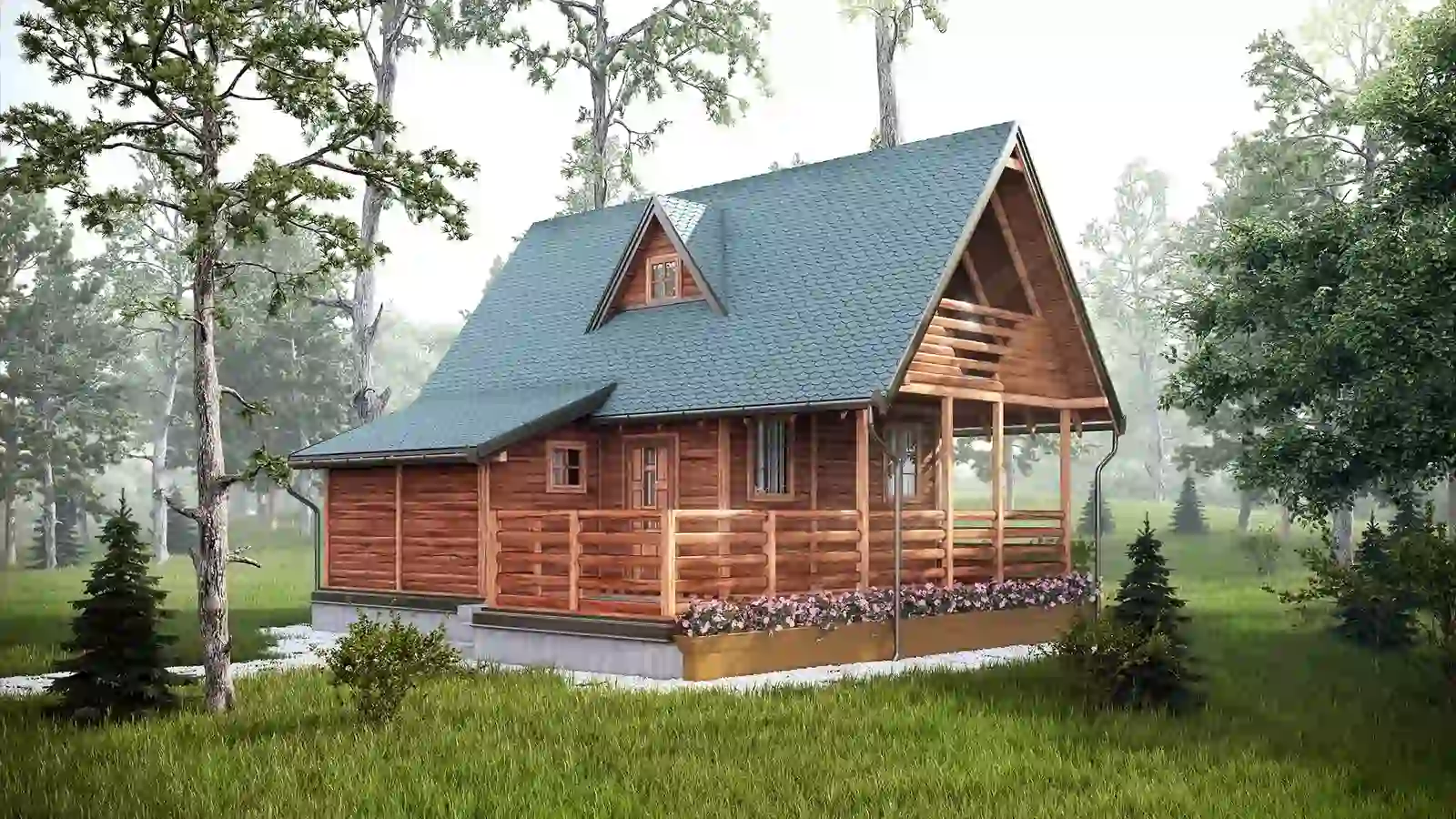 Bungalow prefabricado Balkanika Duo de madera