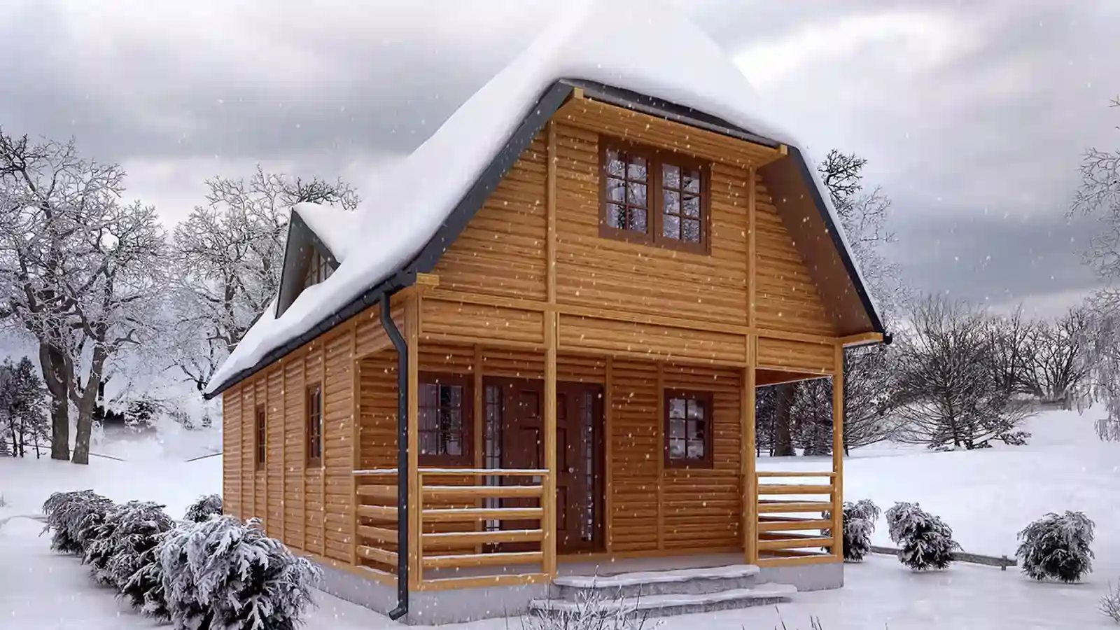 Bungalow prefabricado Jahorina vista frontal
