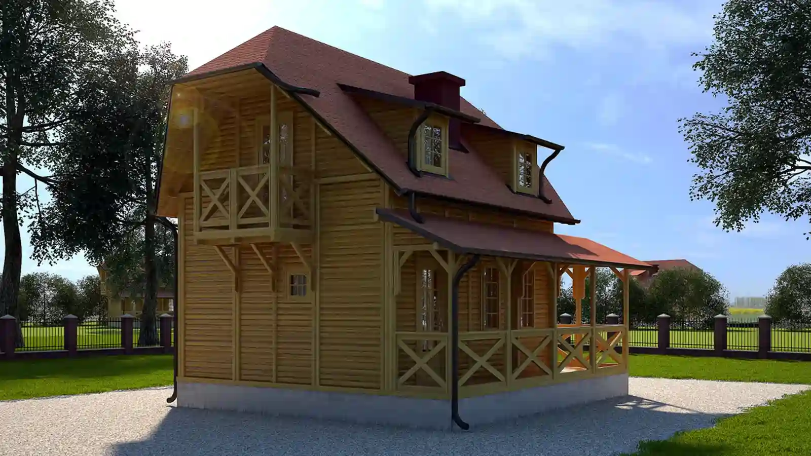 Bungalow prefabricado de madera RUŽA