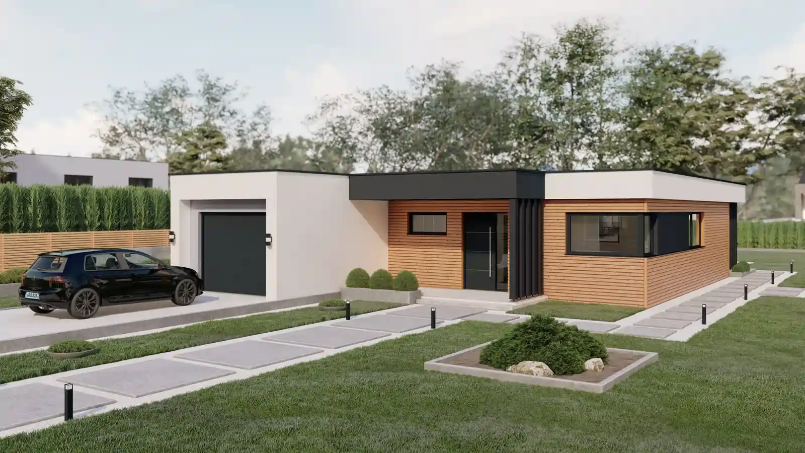 casa prefabricada de 1 planta Luna