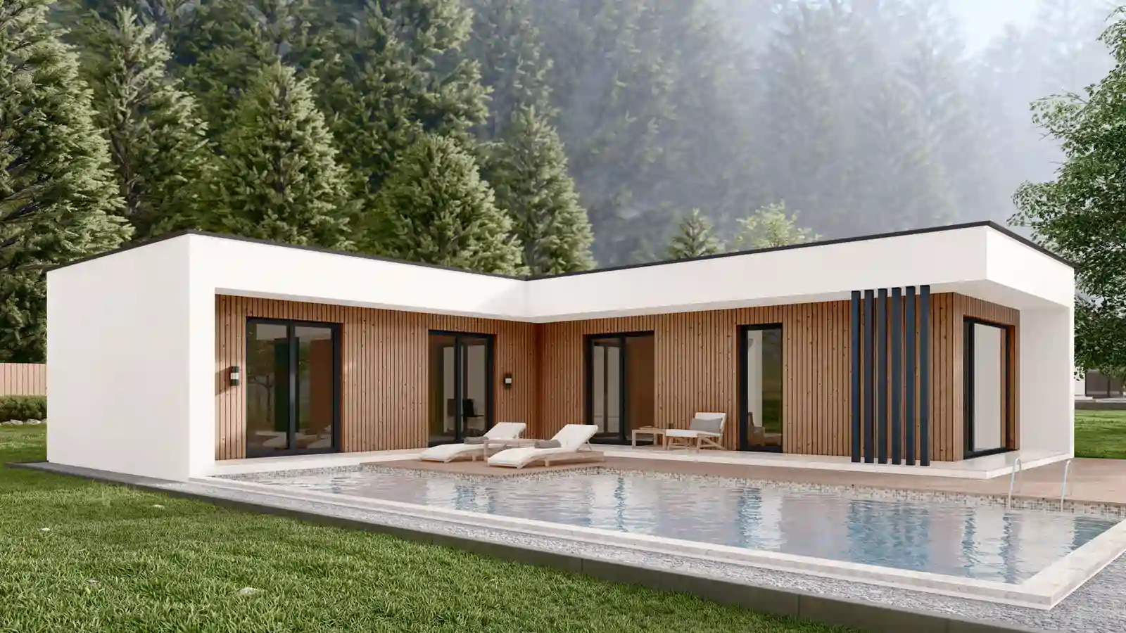 Casa prefabricada de 1 planta Village
