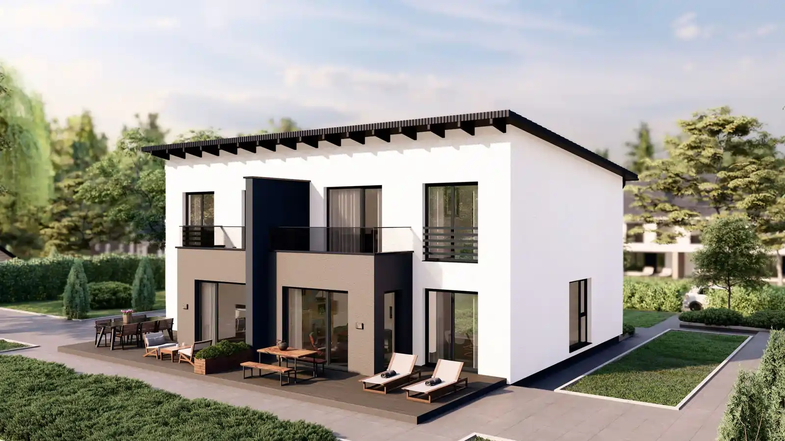 Modelo Casa Prefabricada Adosada Dura