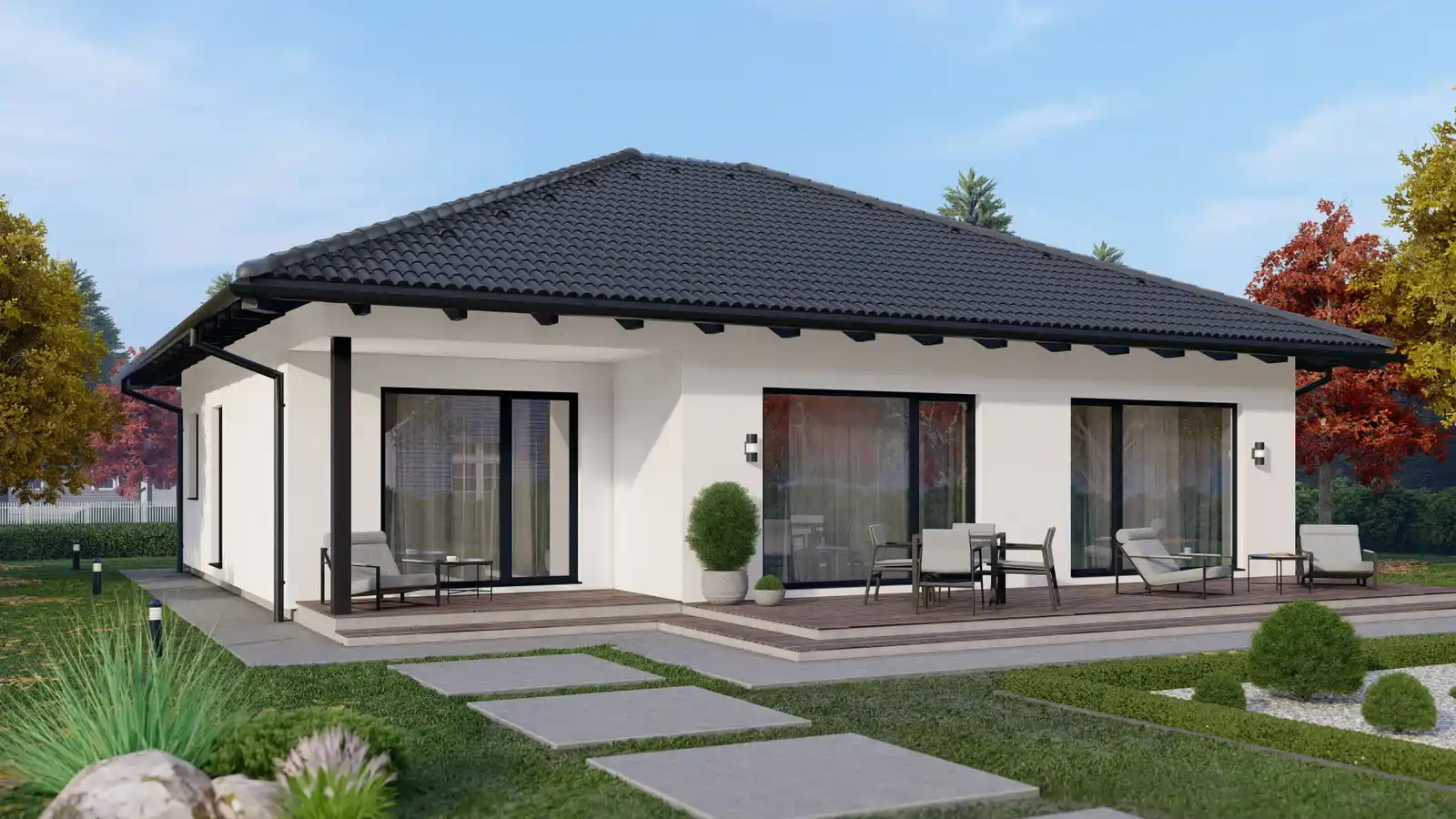 Vivienda prefabricada 4 techos