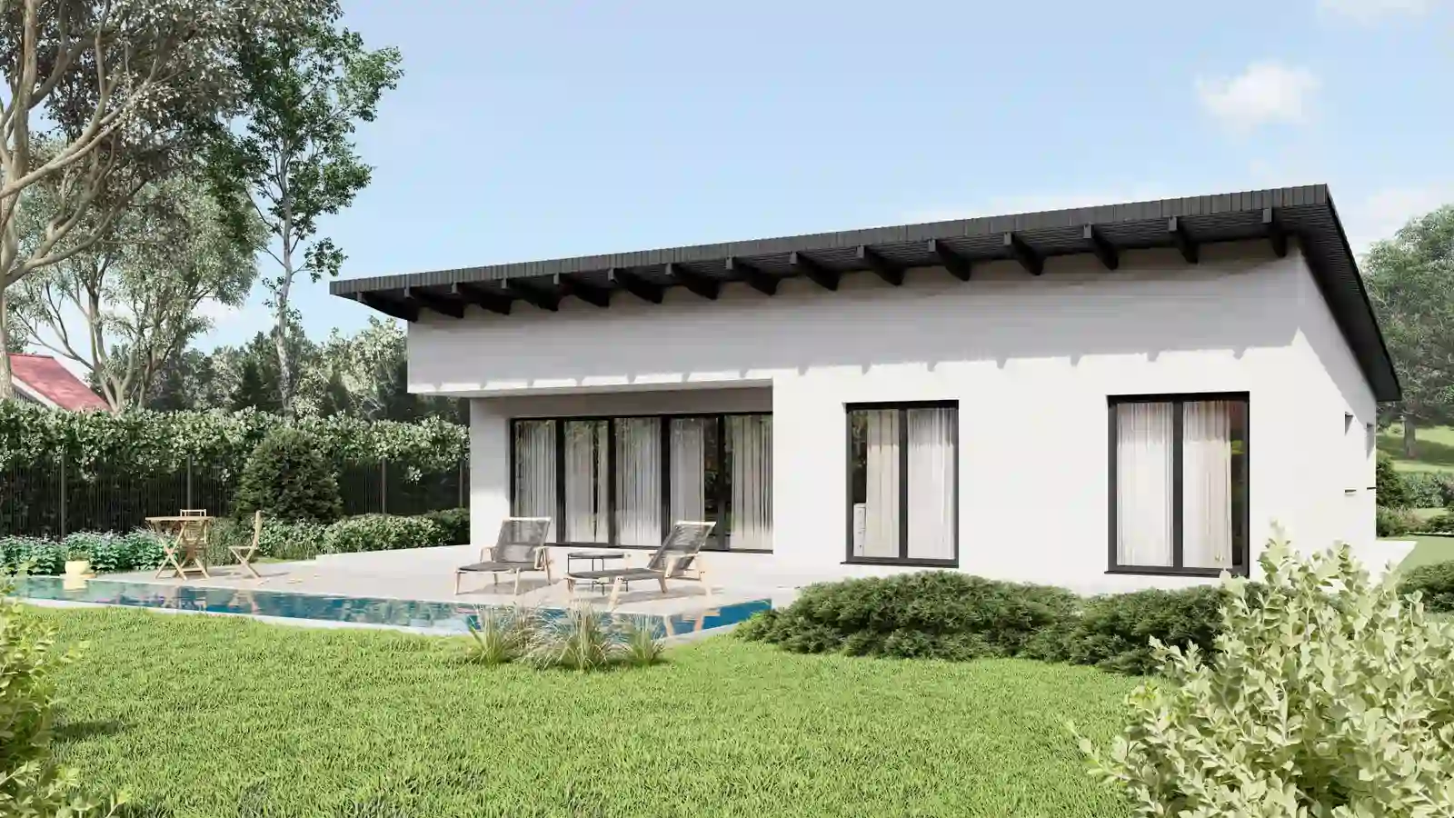 Vivienda prefabricada Rulzheim techo inclinado