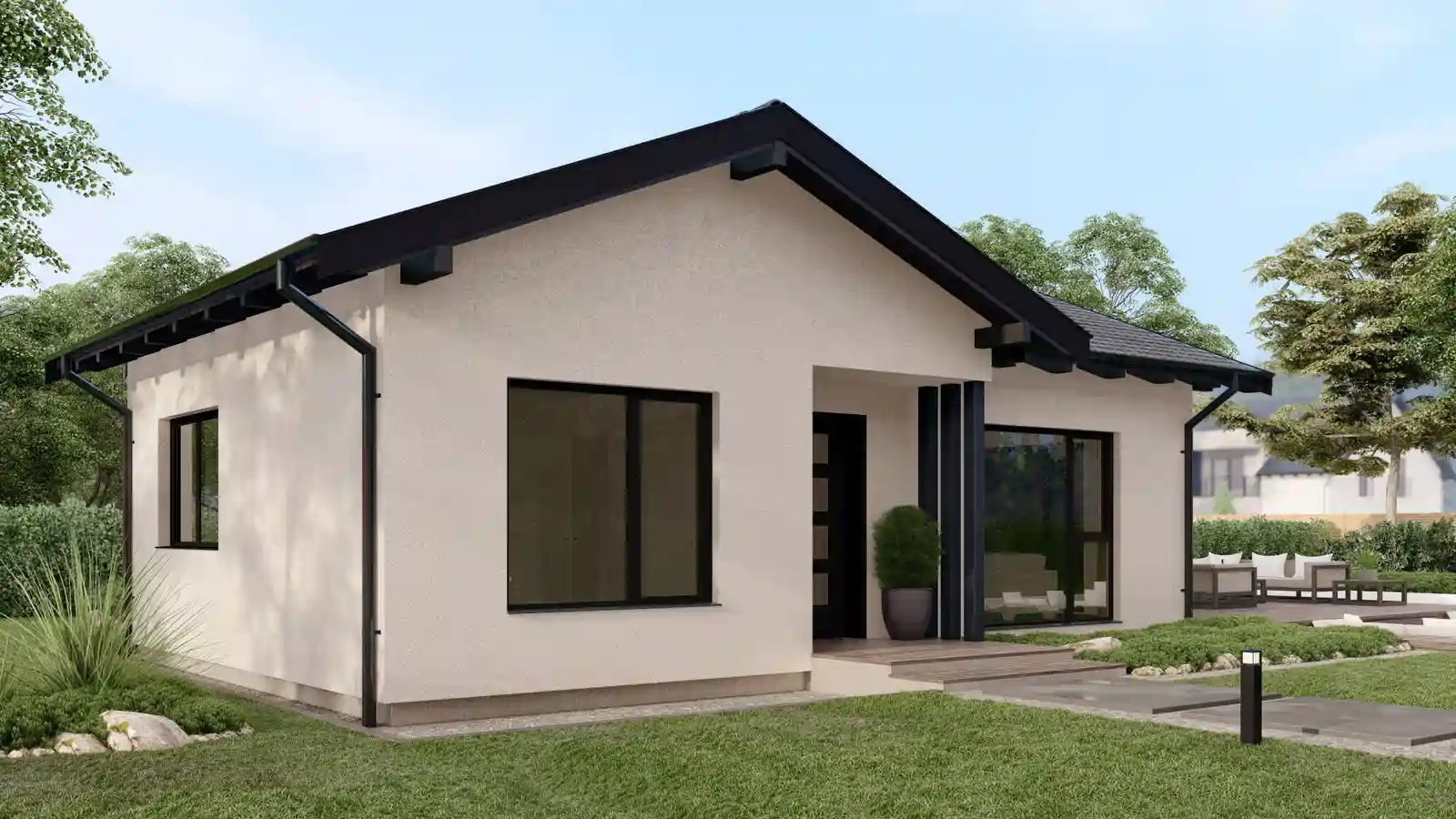 Vivienda prefabricada de 1 planta