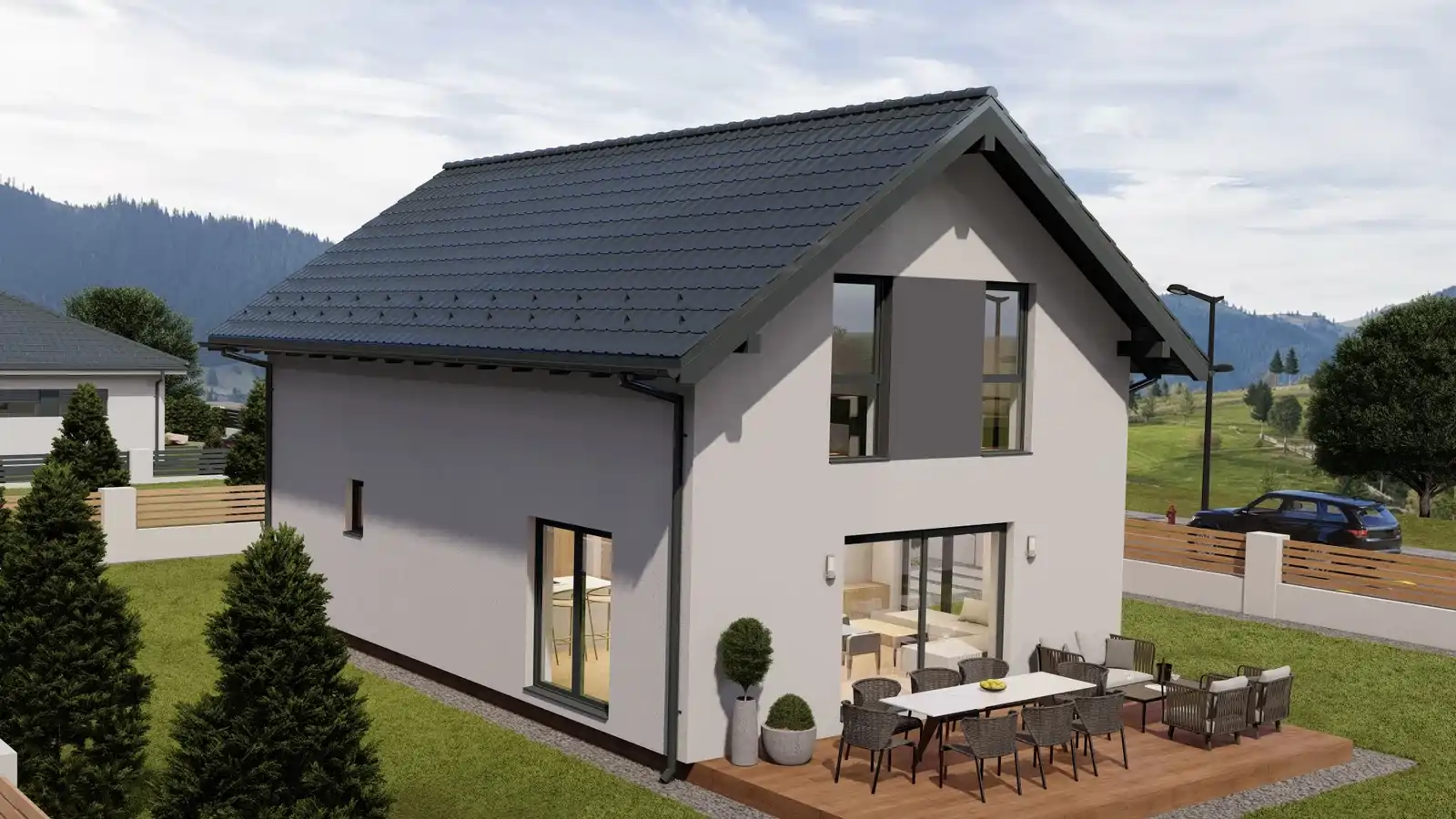 casa prefabricada de 2 plantas Azra