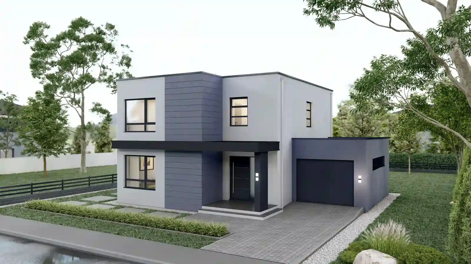 Casa prefabricada Jasmin vista frontal