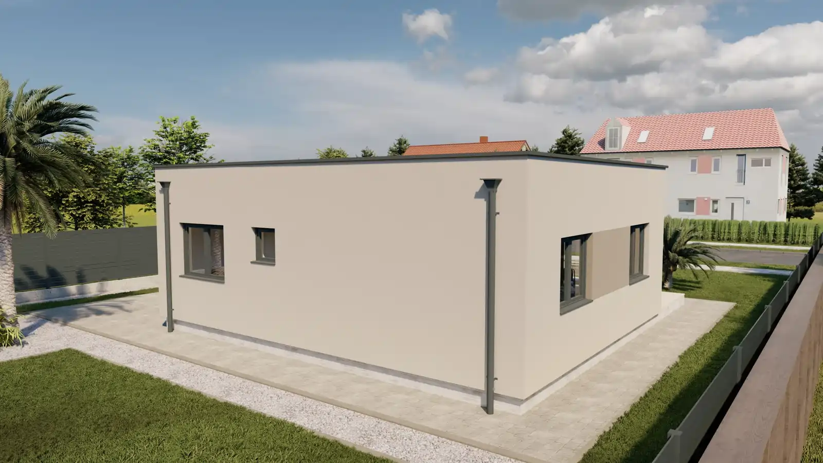 Casa prefabricada Lea lateral