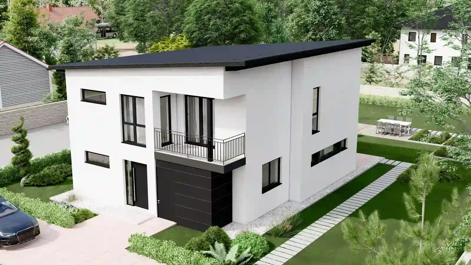 Casa prefabricada Laura vista frontal