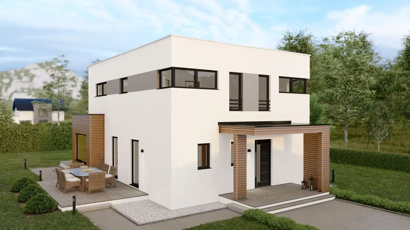 Casa prefabricada Nora vista frontal