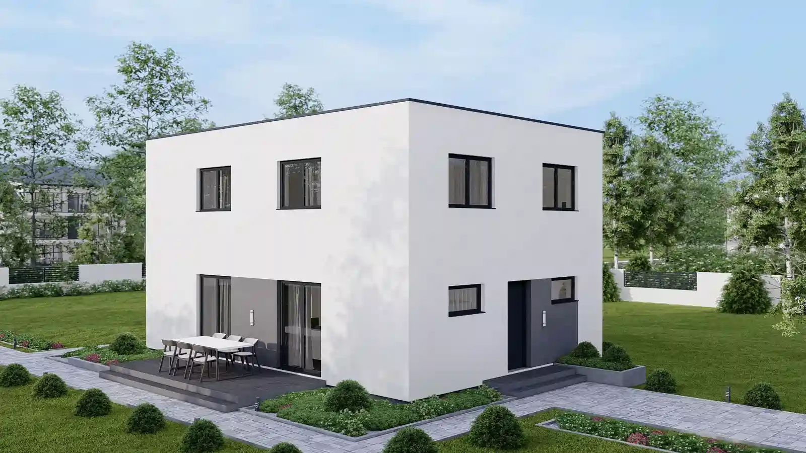 Casa prefabricada Saturn Vista lateral