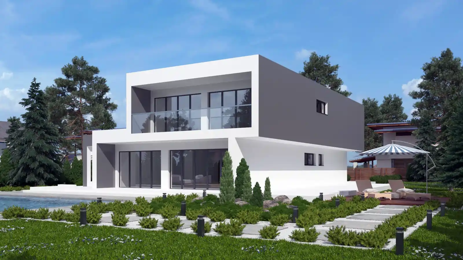 casa modular Rubicon vista posterior