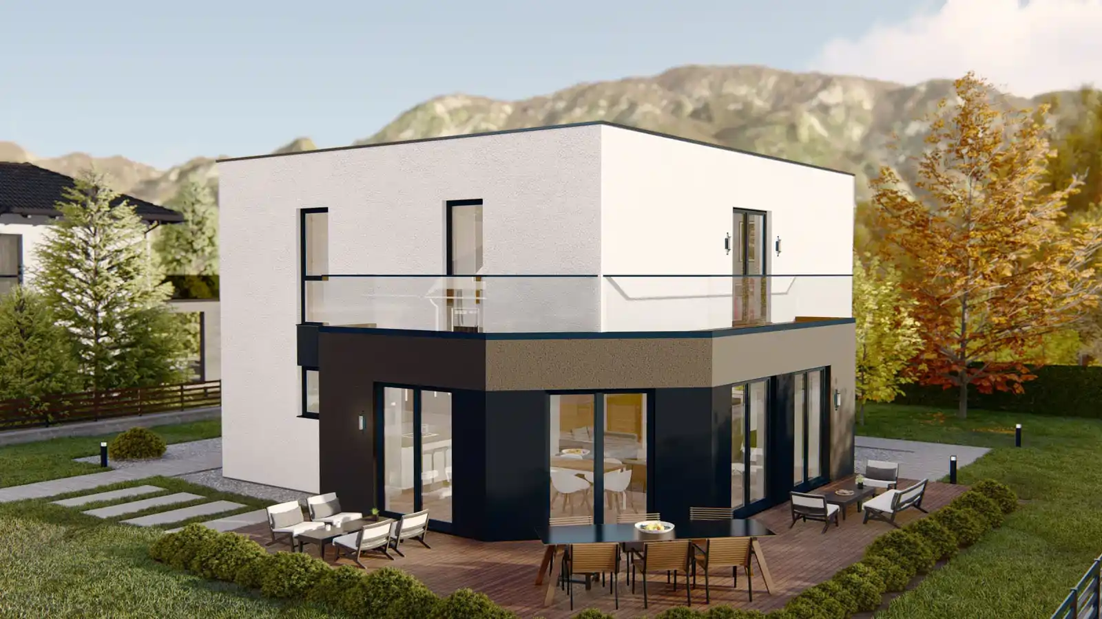 casa modular saphire vista posterior