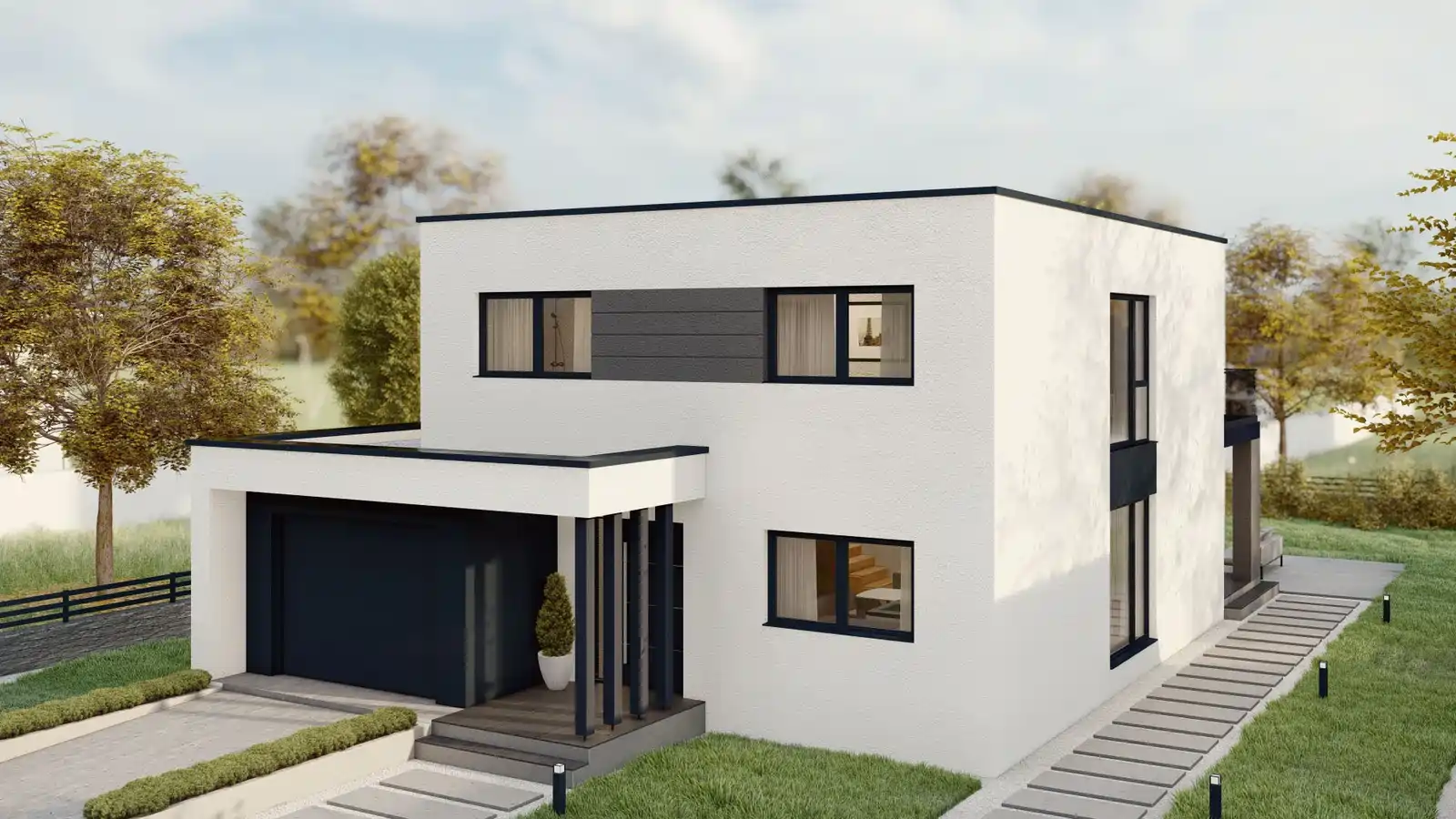 vivienda prefabricada vista delantera