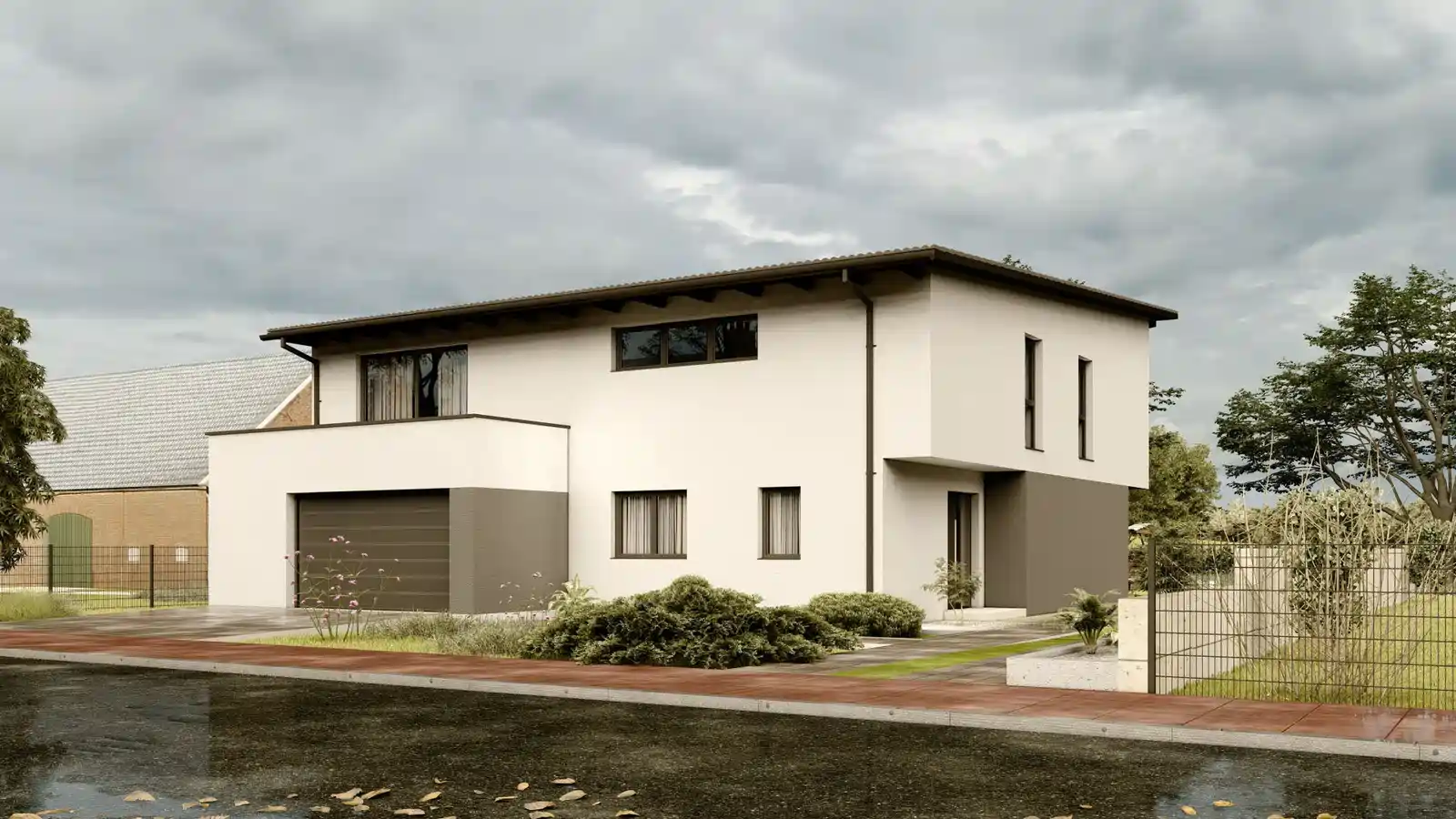 vivienda prefabricada vista frontal