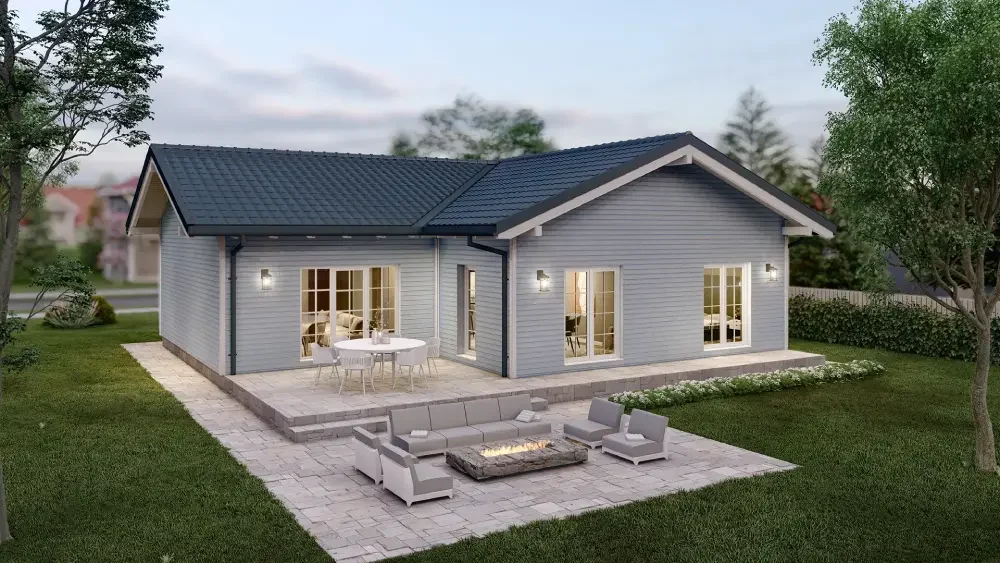 Casas prefabricadas de madera sostenibles